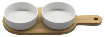 3-Piece Tapas Serving Set Round Bowls