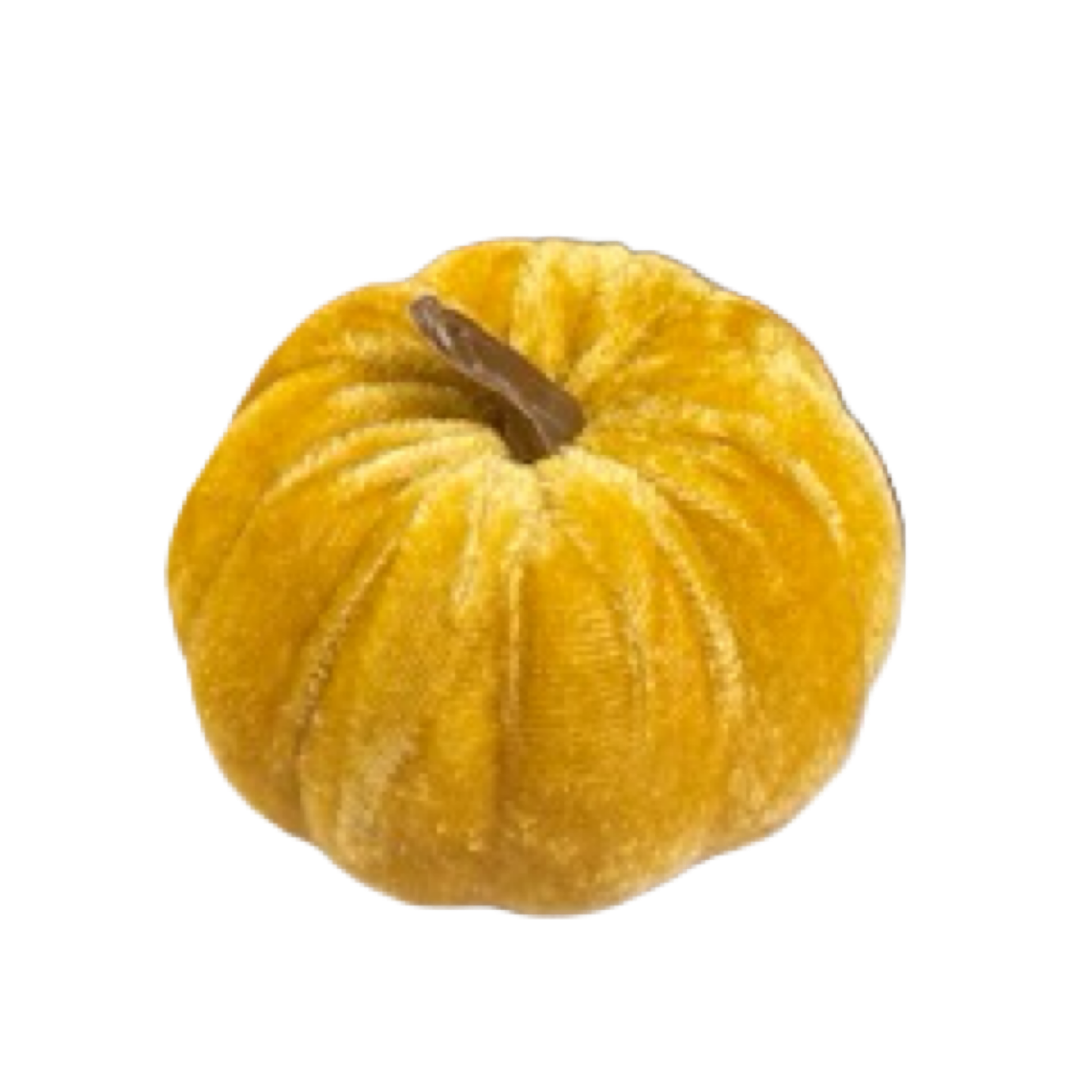 light Orange Velvet Pumpkin in 3 sizes