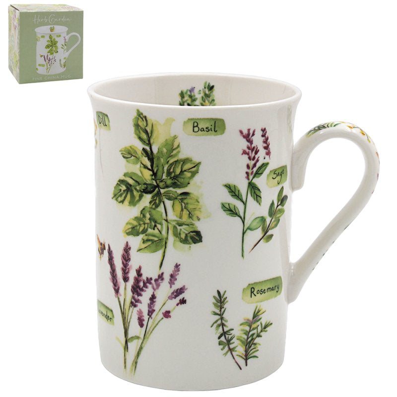 Fine China Mug – Herb Design