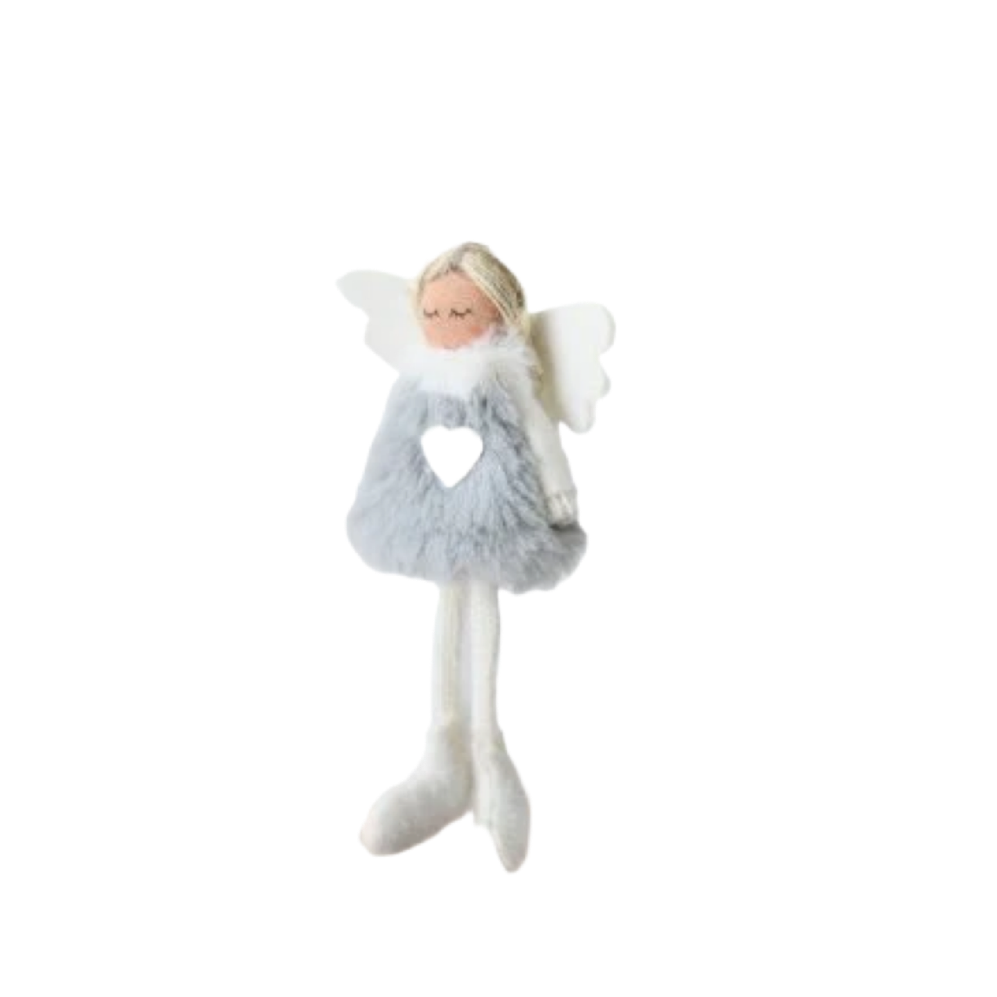 Grey Faux Hanging Angel