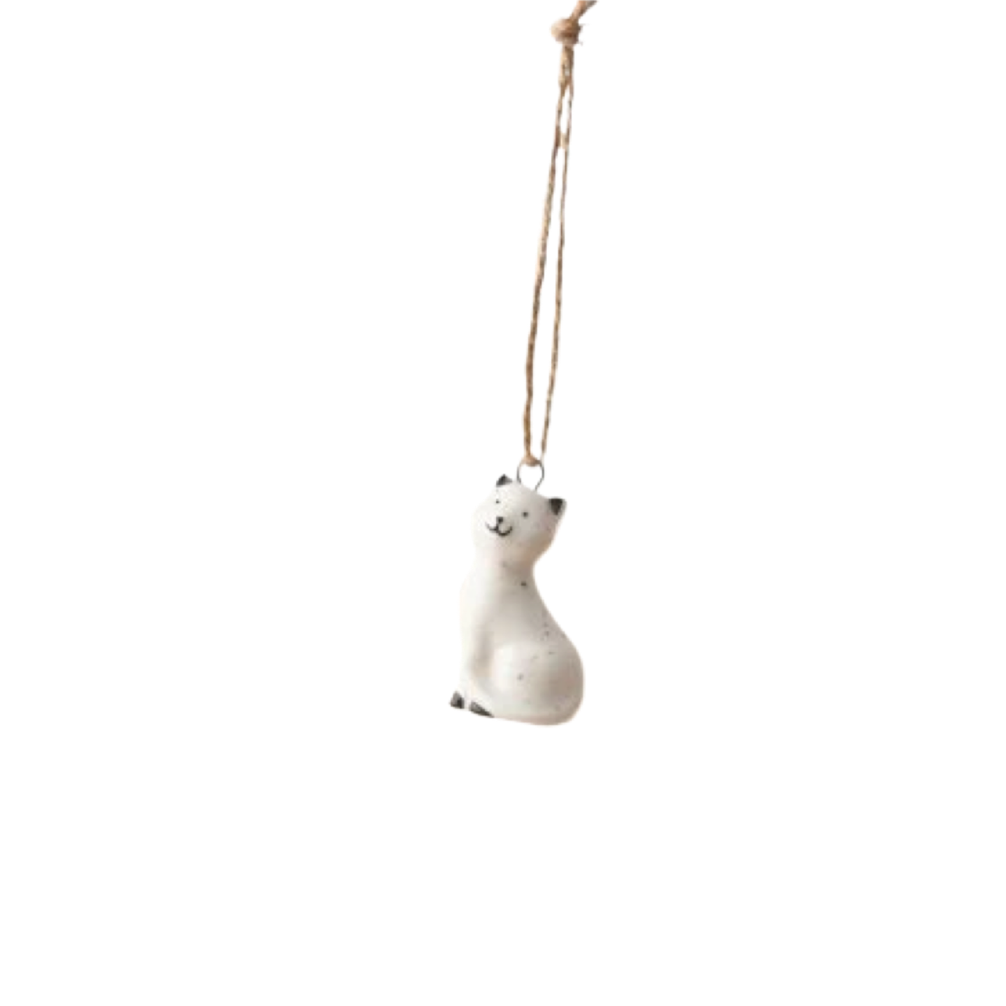 Speckled hanging Cat 4cm
