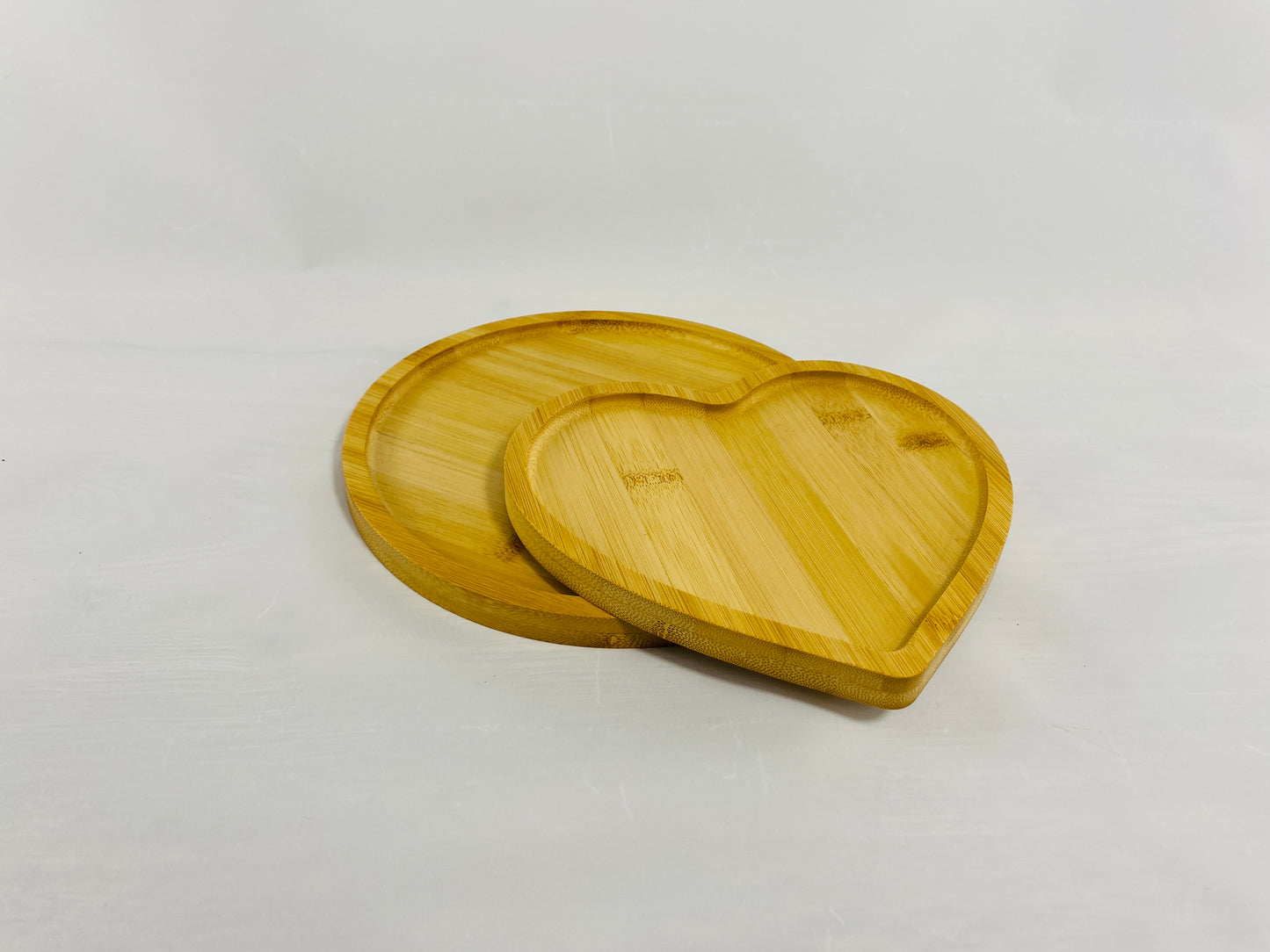 Bamboo Heart Serving Tray