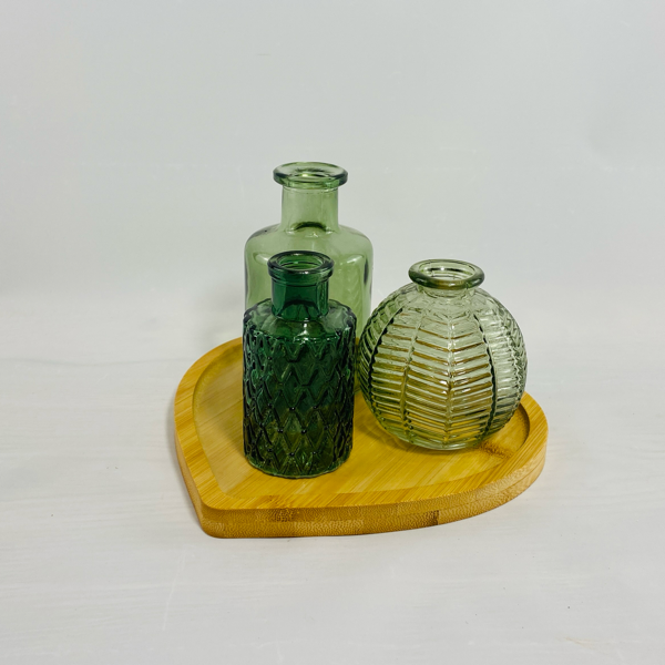 Bamboo Heart Serving Tray