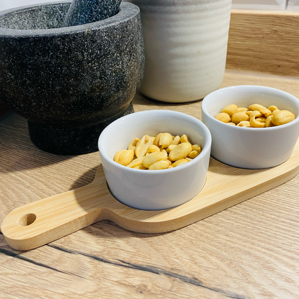 3-Piece Tapas Serving Set Round Bowls