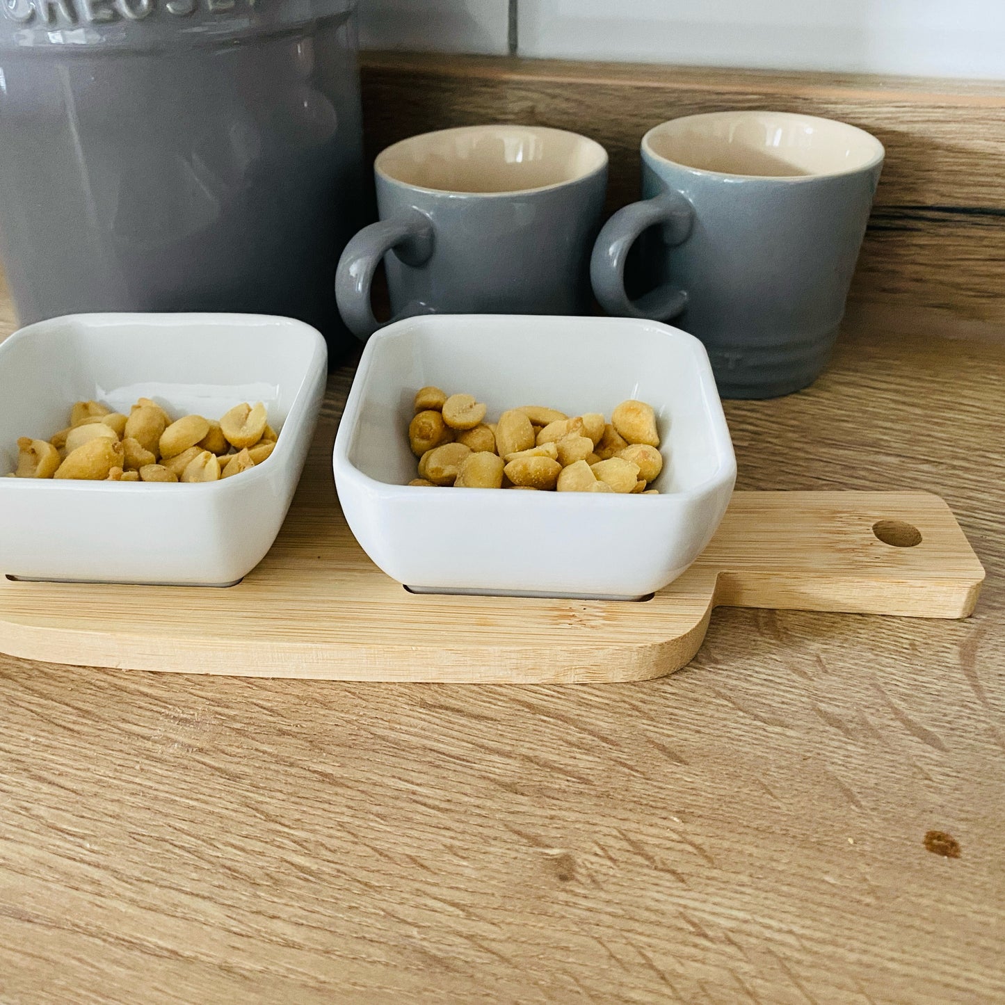 3-Piece Tapas Serving Set Square Bowls