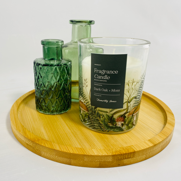 Bamboo Round Serving Tray