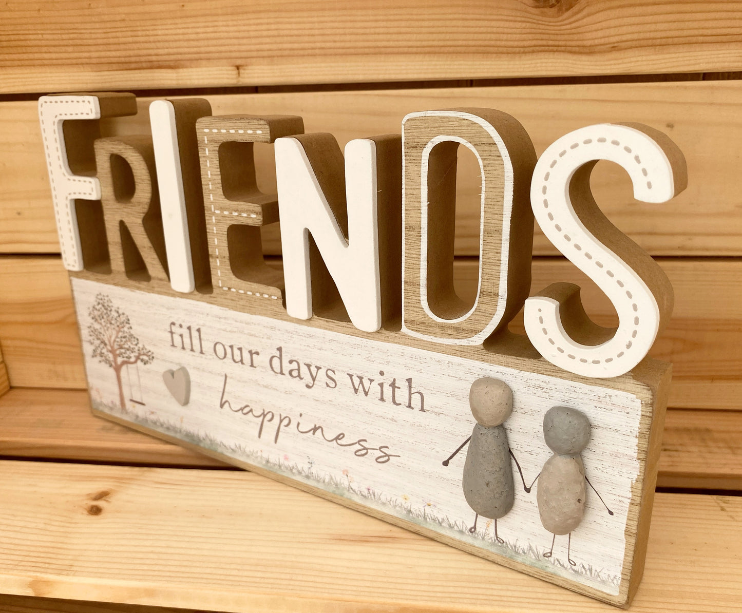 Friends wooden plaque