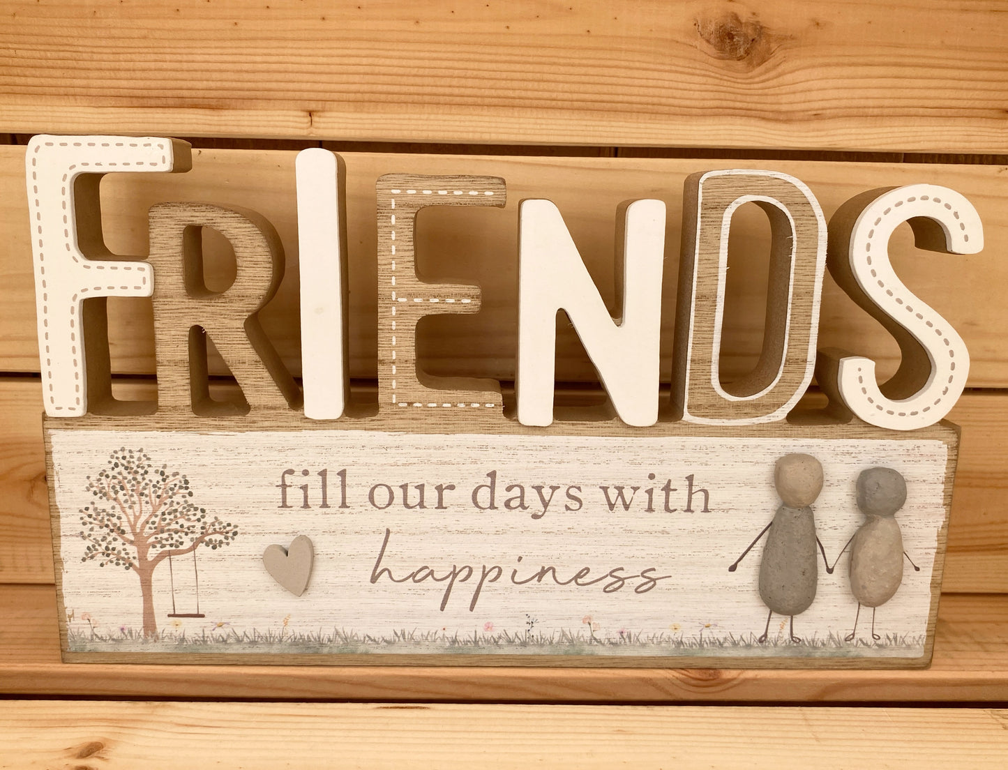Friends wooden plaque