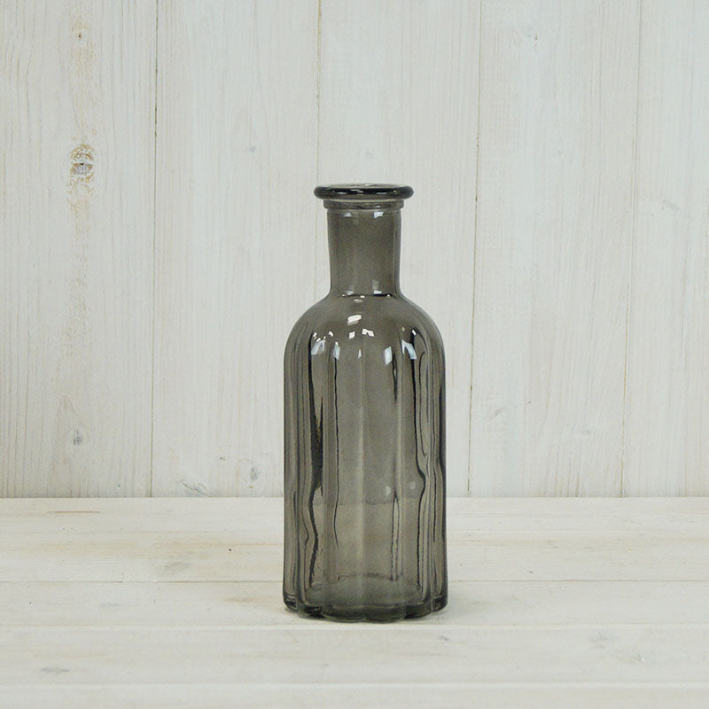 Smoky Grey Glass Bottle