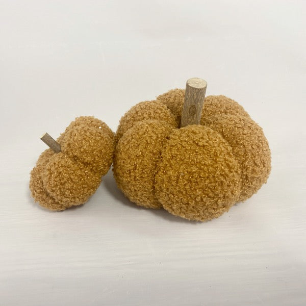 Light Brown fluffy Pumpkin in 2 sizes
