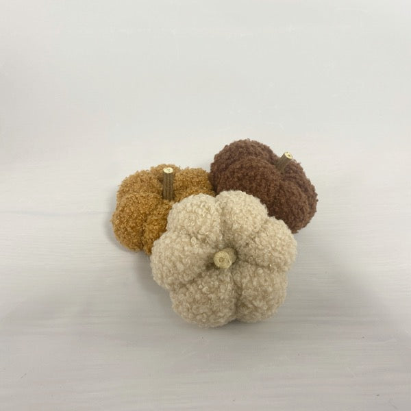 Light Brown fluffy Pumpkin in 2 sizes