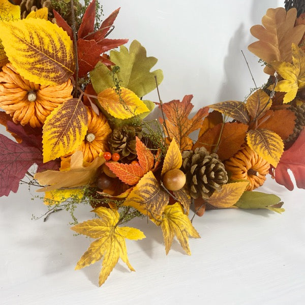 Large Autumnal Wreath 45cm