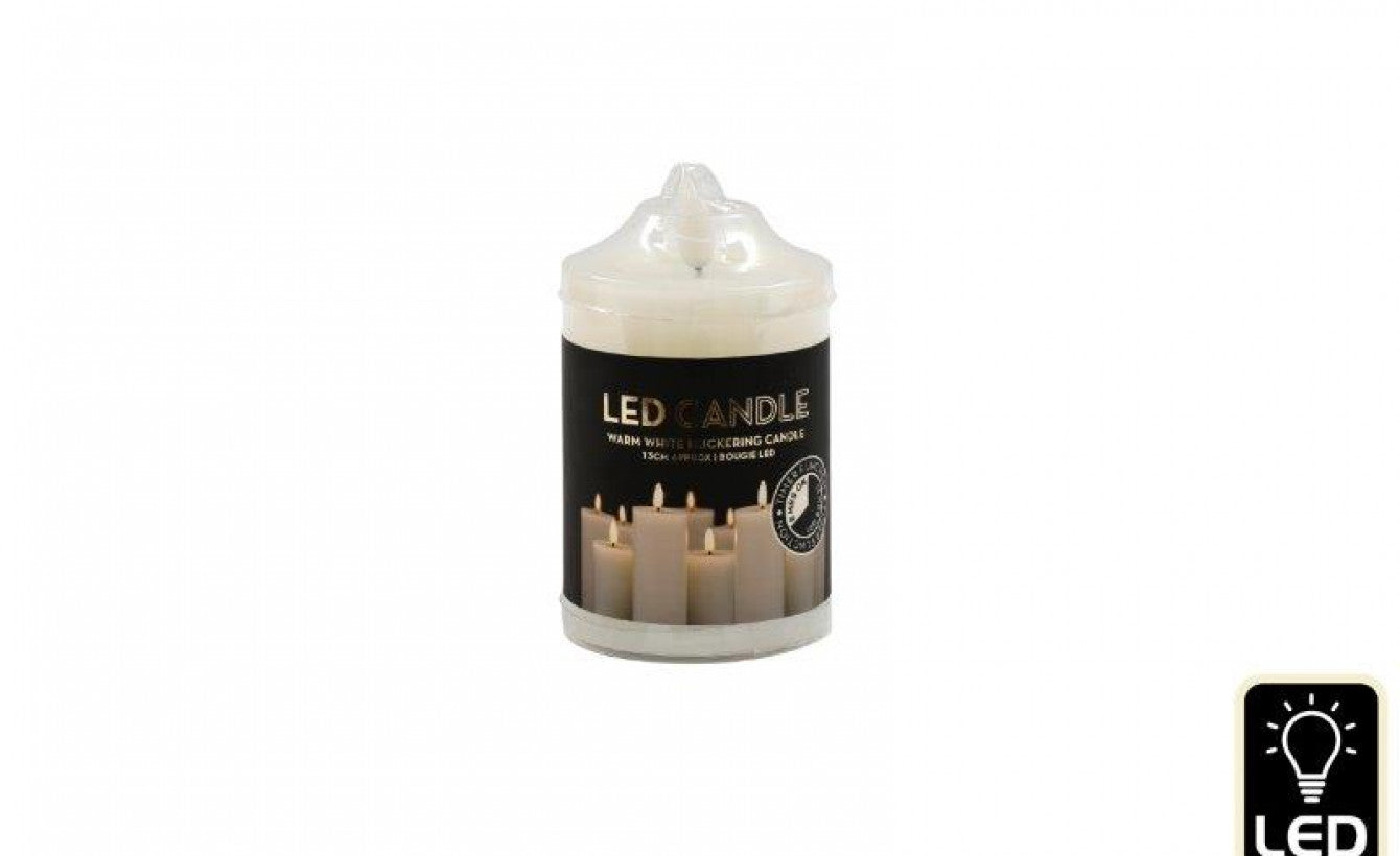 7.5x10cm Led Candle W/timer