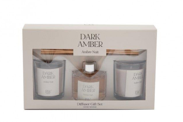 Gift set 2 x candles and diffuser in 4 Fragrances