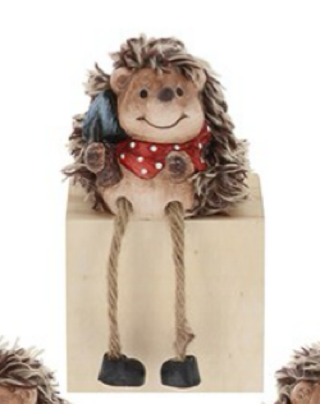 Country Hedgehog with Dangly legs in 4 Designs