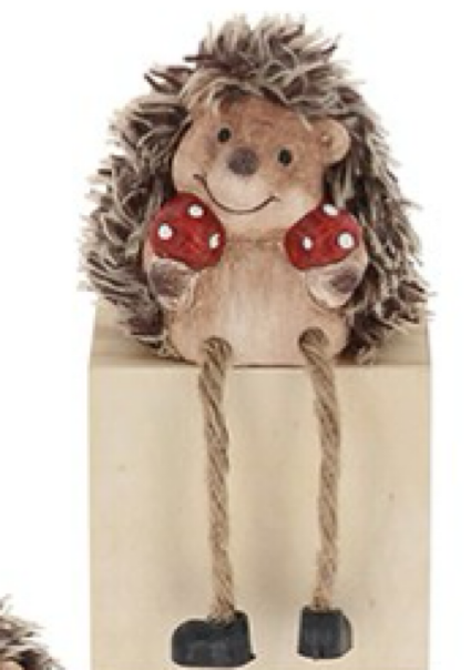 Country Hedgehog with Dangly legs in 4 Designs