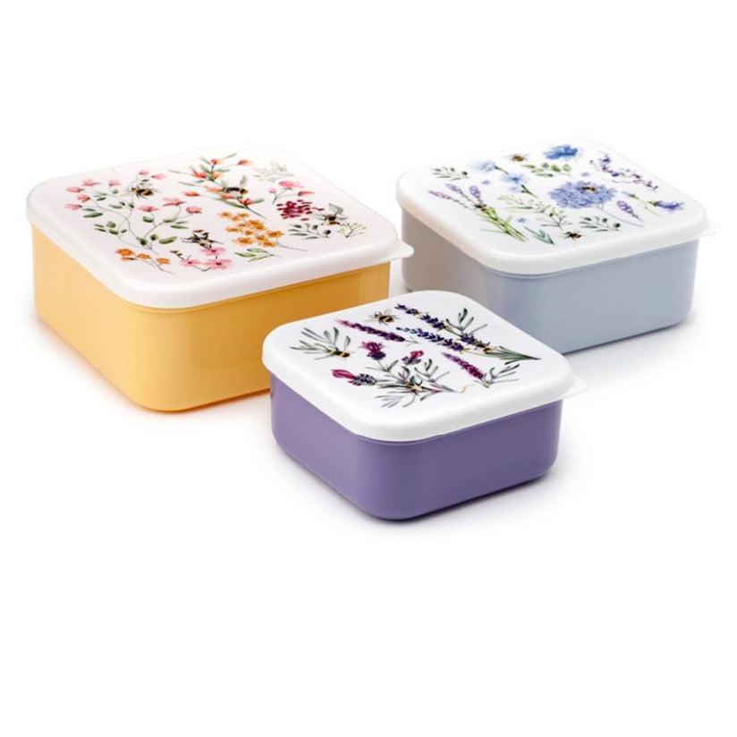 Set of 3 Lunch Boxes M/L/XL Nectar Meadow