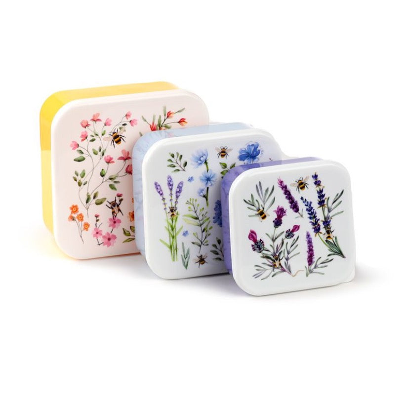 Set of 3 Lunch Boxes M/L/XL Nectar Meadow