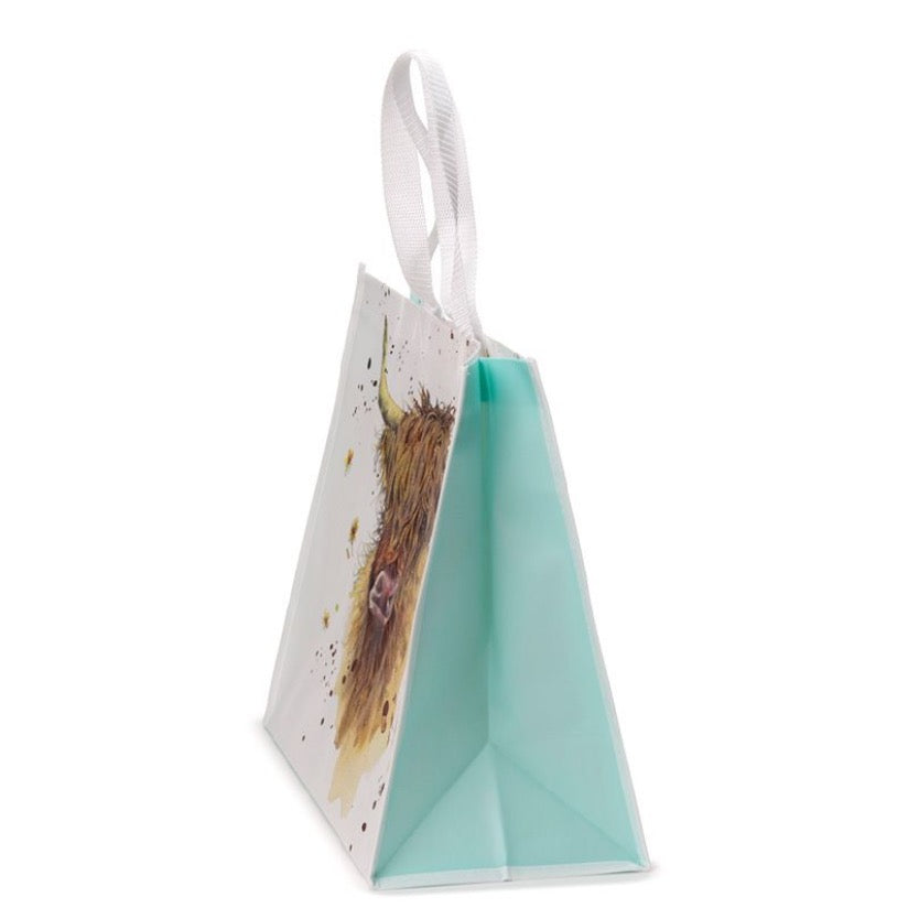 Jan Pashley Highland Cow Reusable Shopping Bag