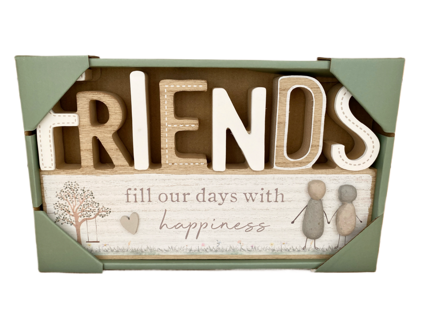 Friends wooden plaque