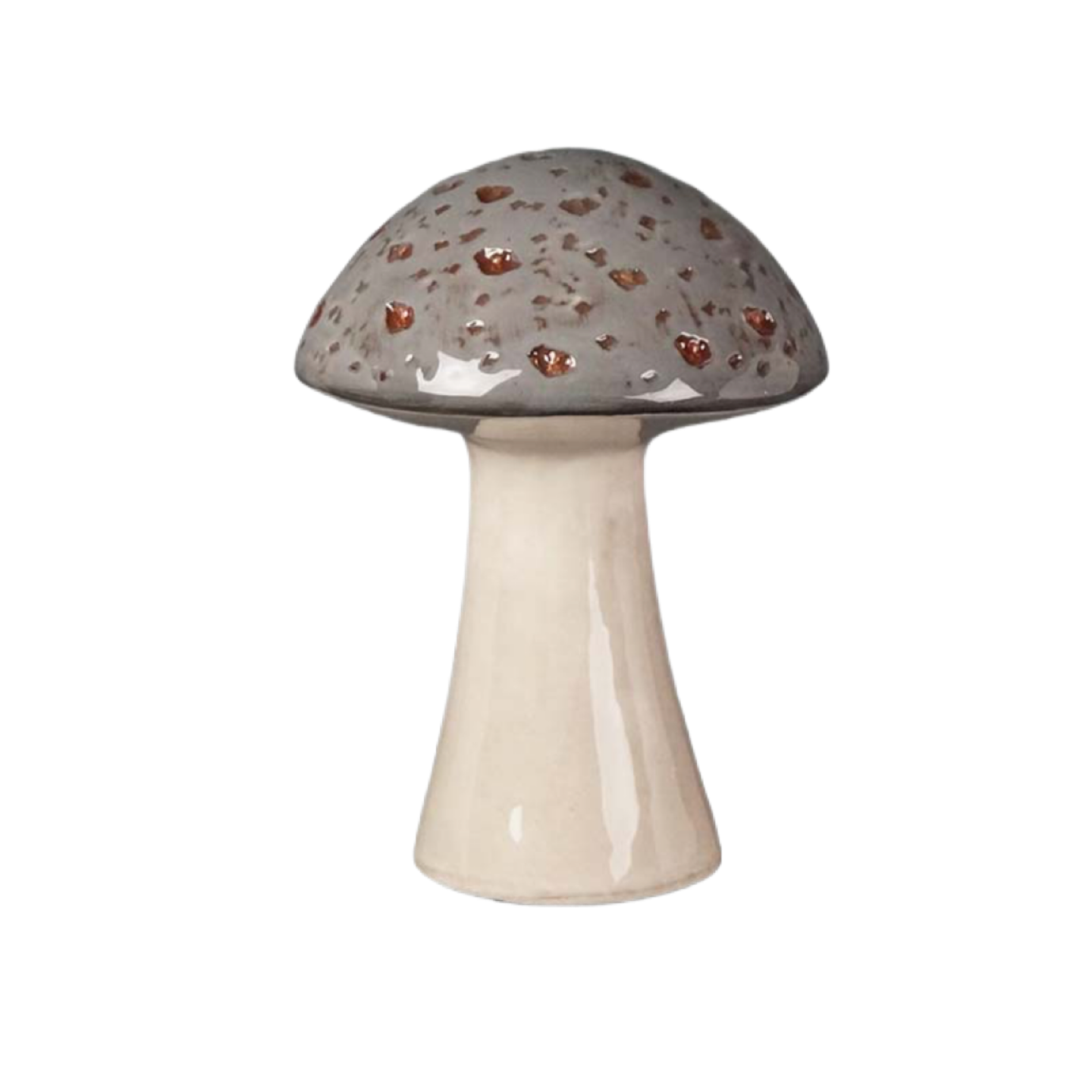 Ceramic Mushroom Grey (19cm)