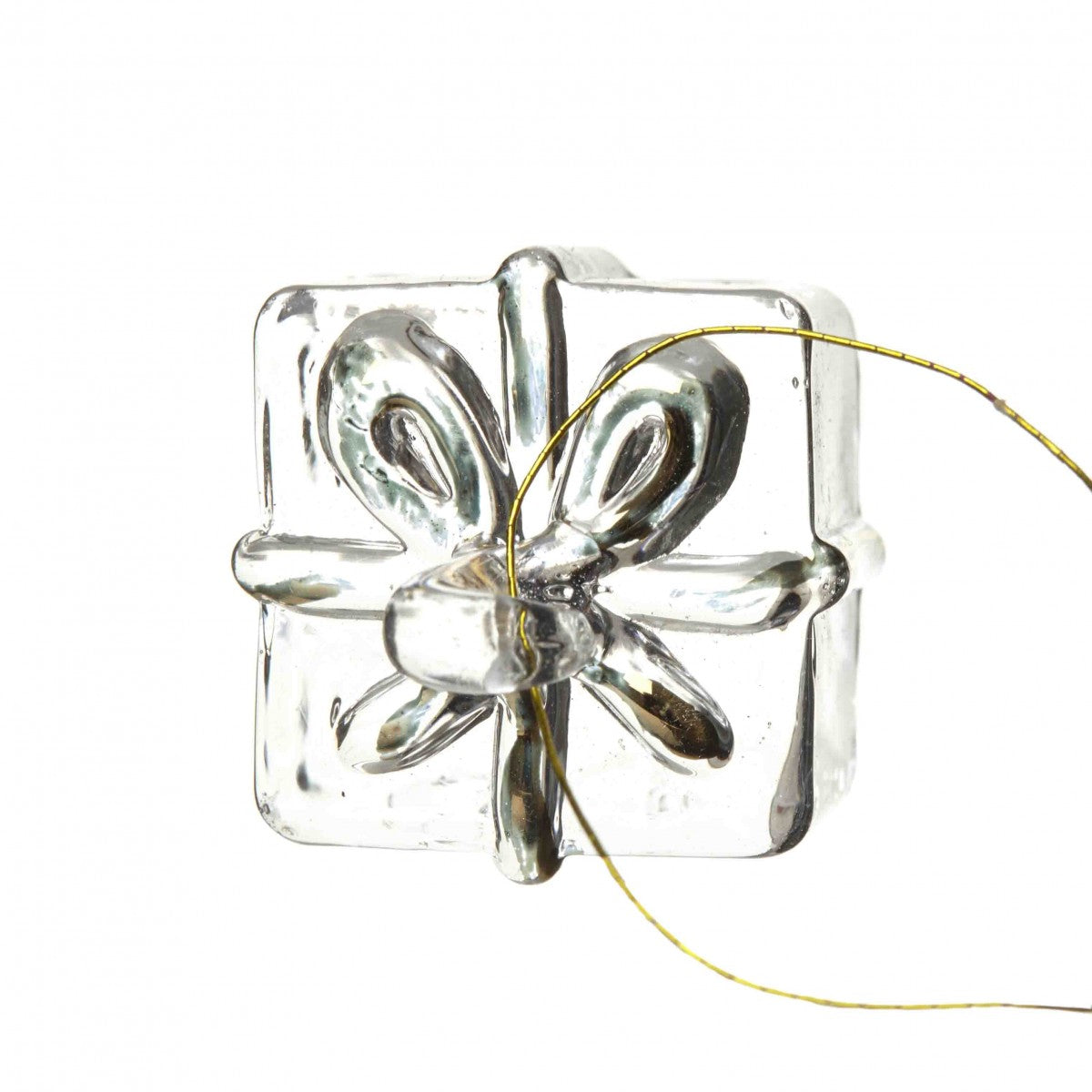 Hanging Glass Gold Present