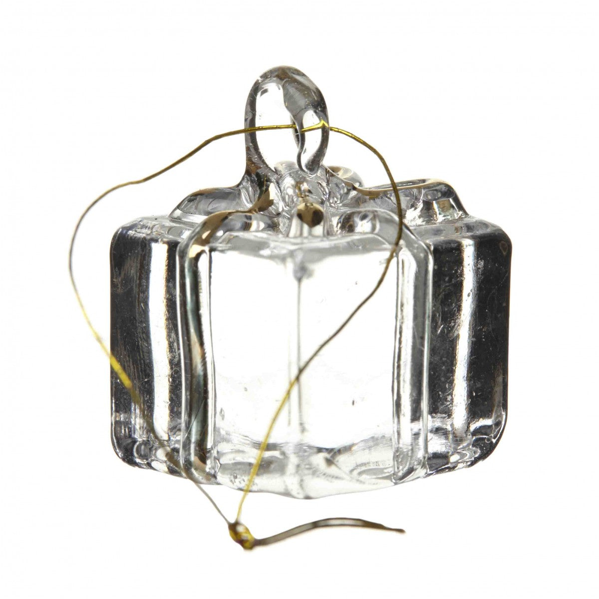 Hanging Glass Gold Present
