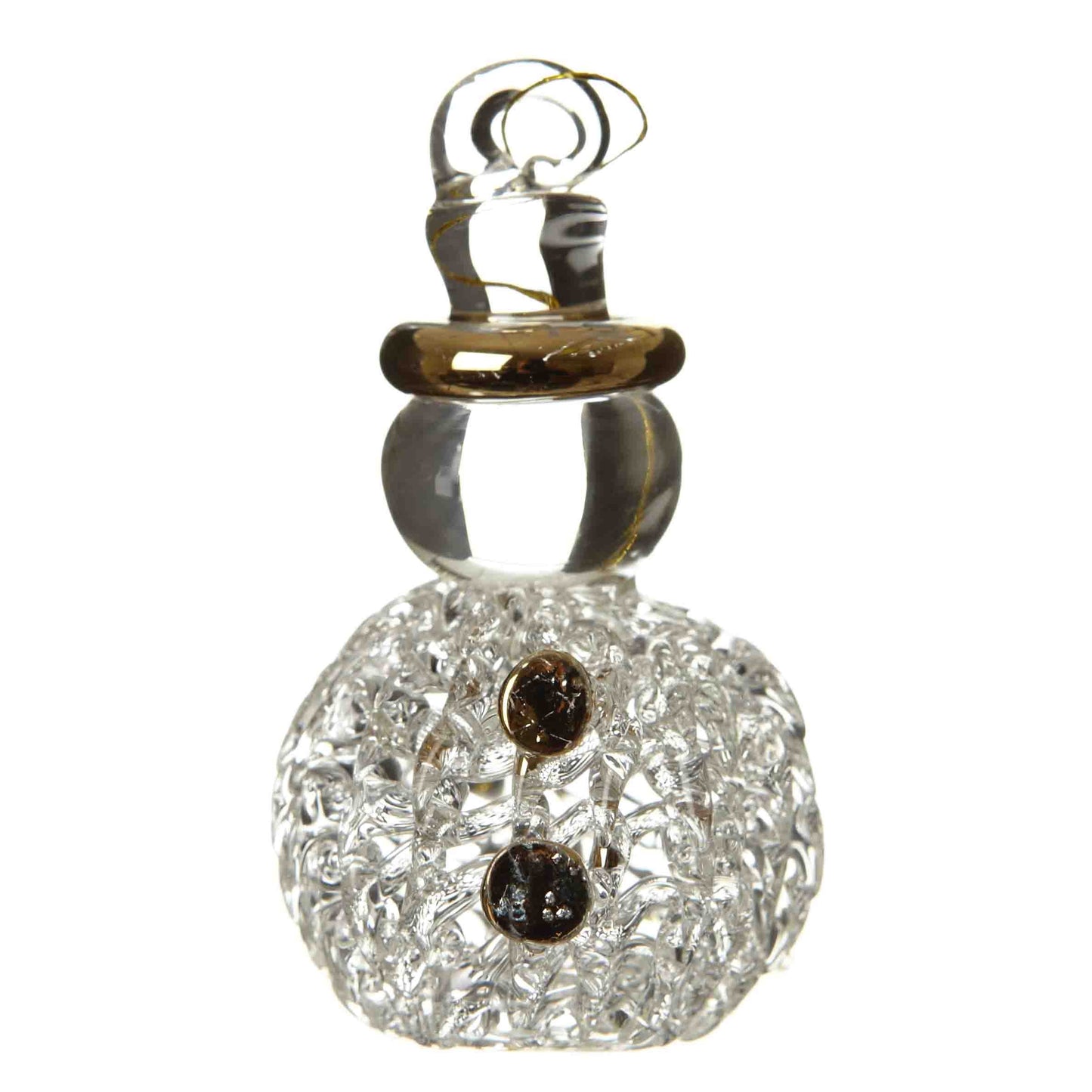Hanging Glass Snowman