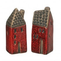 Red Stoneware Monolithic House