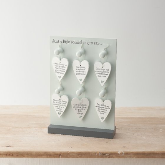 Friendship heart signs 7cm in 6 Designs