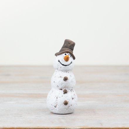 RUSTIC SNOWMAN, 13CM