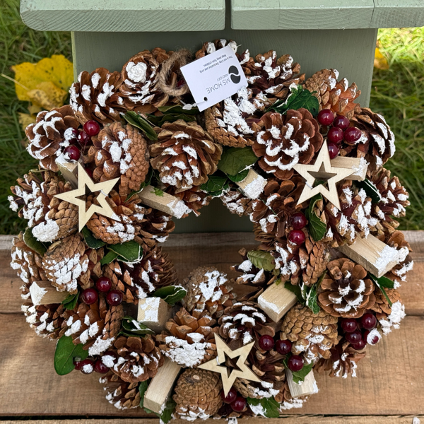 Rustic Red Berry Wreath