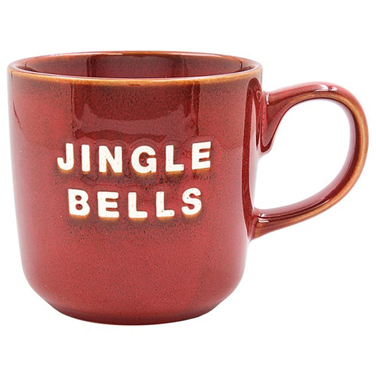 Xmas Jolly Red Jingle Bells Mug