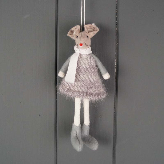 Grey Hanging Mouse