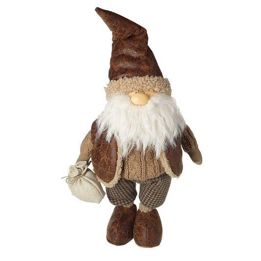 Santa in leather Look Hat and Gilet