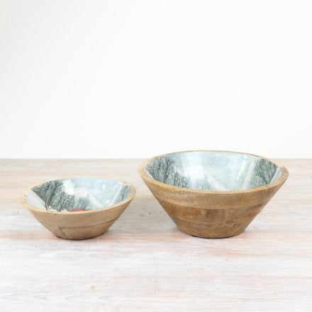 WINTER HIGHLAND COW BOWL In Small and Large