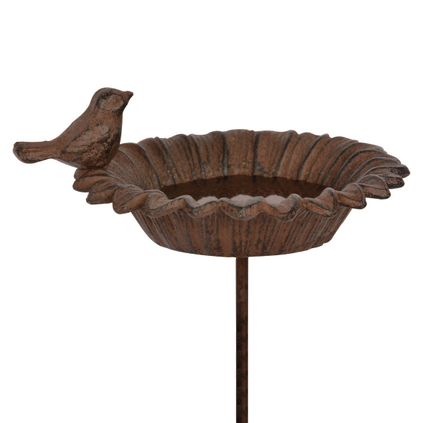 Cast Iron Bird Bath on Stake