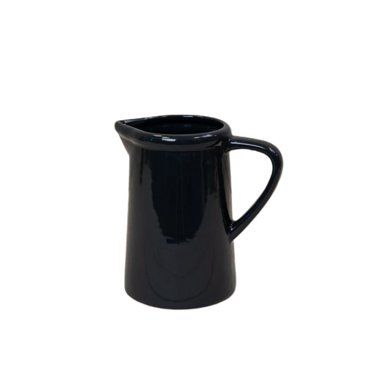 Medium Midnight Blue Ceramic Jug 18cm