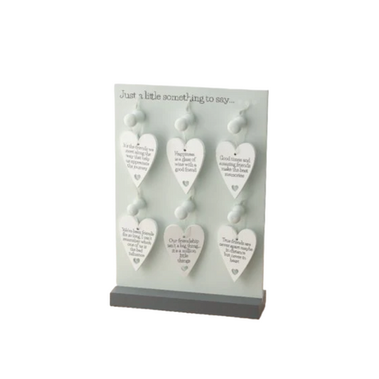 Friendship heart signs 7cm in 6 Designs