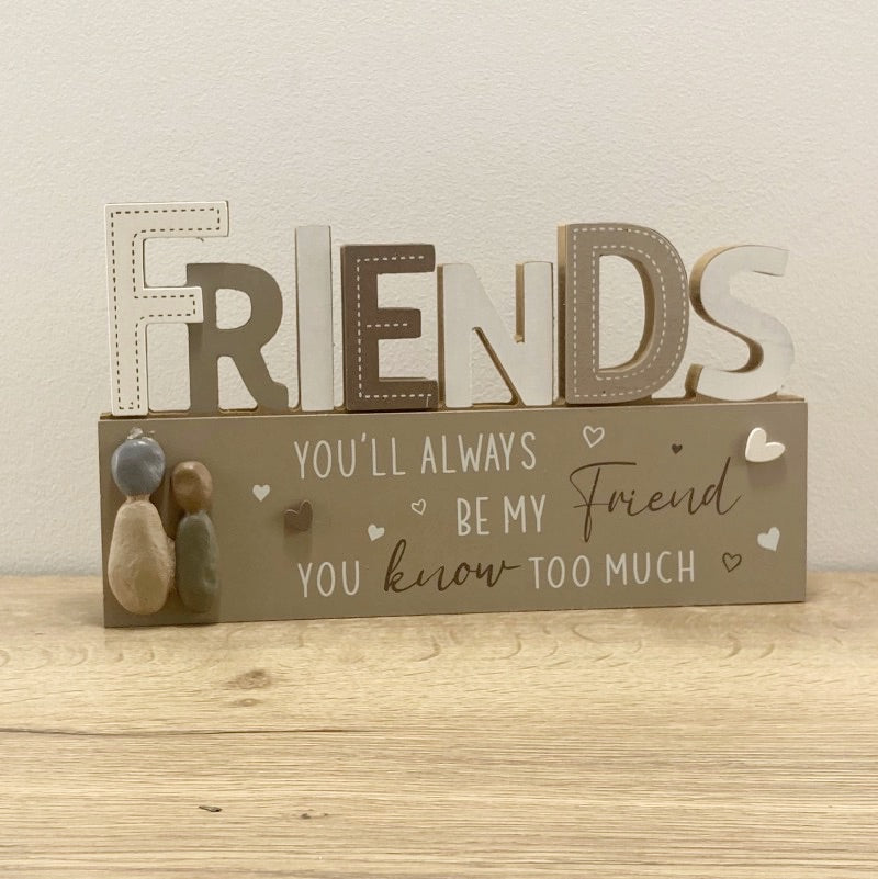 Love and Affection FRIENDS Plaque