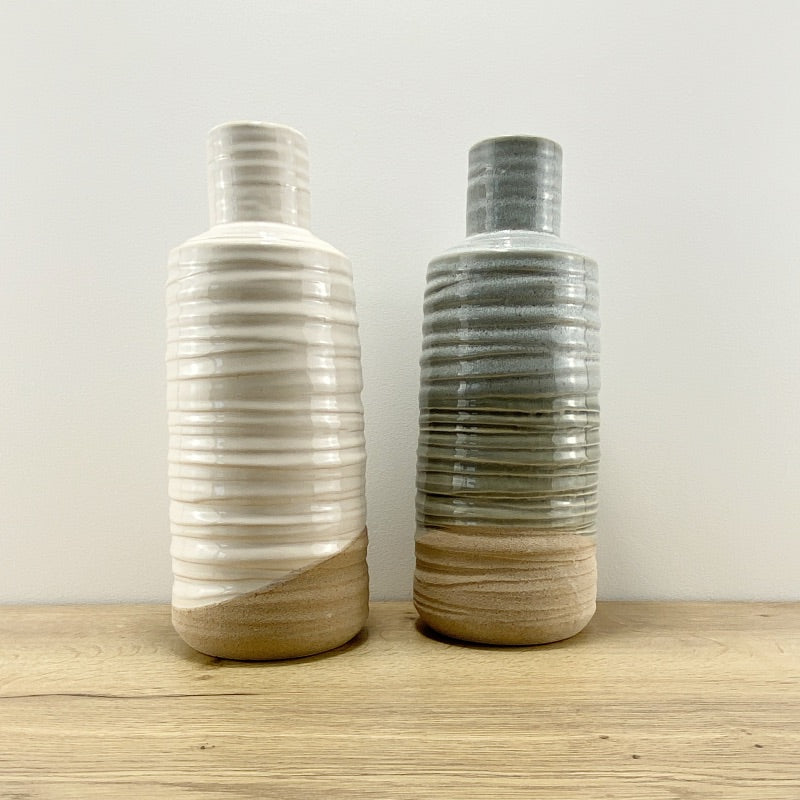 Vanilla Dip Bottle Vase