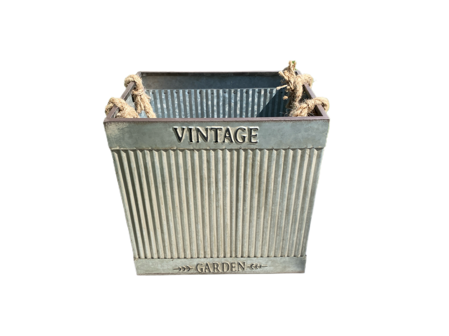 Rectangle Zinc Planter in 3 sizes
