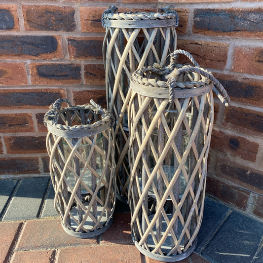 Straight Willow Lantern in 3 Sizes