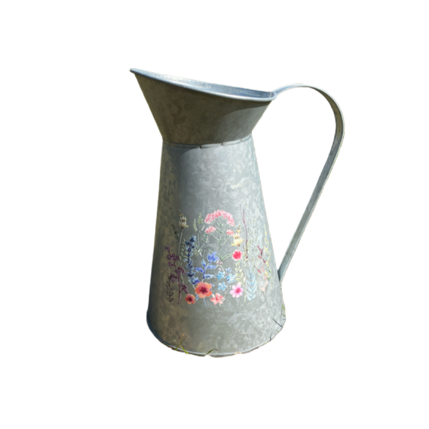 Zinc jug with Meadow Design