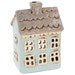 Village Pottery Scalloped House Tealight Blue