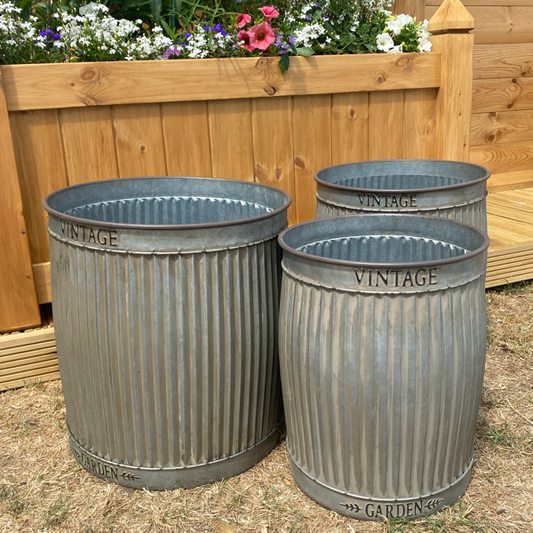 Zinc Dolly Tub in 3 sizes