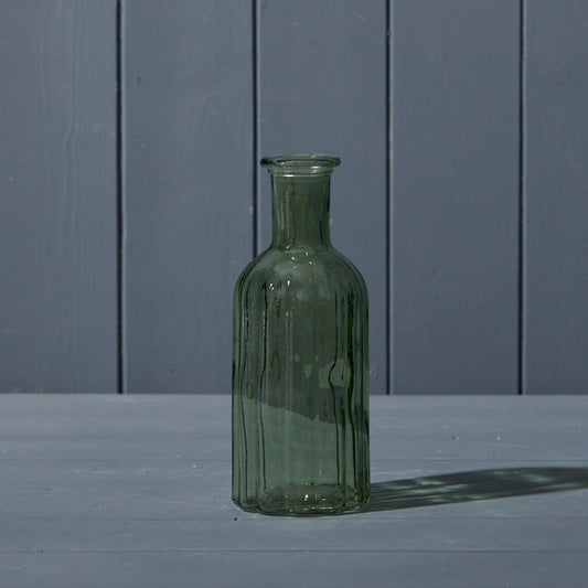 Vintage Green Glass Bottle