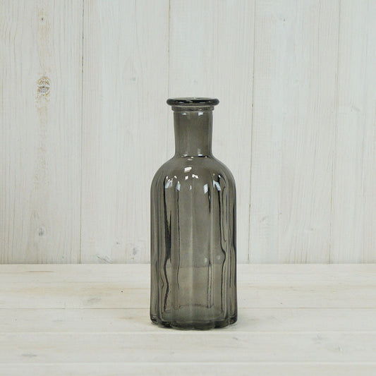 Smoky Grey Glass Bottle