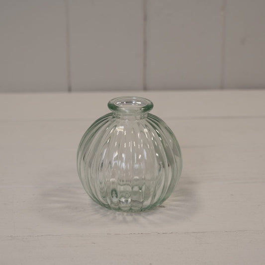Clear Round Glass Bottle