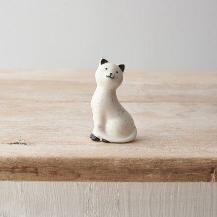 Speckled hanging Cat 4cm